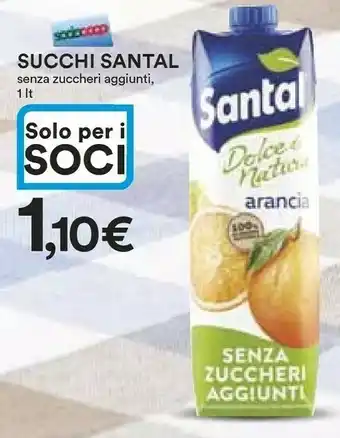 Coop Santal Succhi offerta