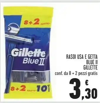 Conad Superstore Gillette Rasoio Usa E Getta Blue 2 10 Pezzi offerta