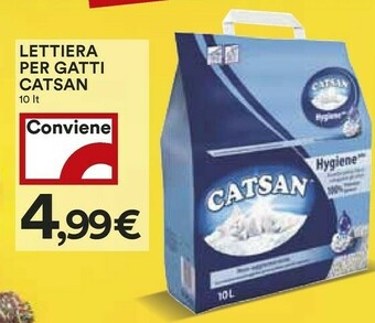 Coop Catsan Lettiera Per Gatti 10 Lt offerta