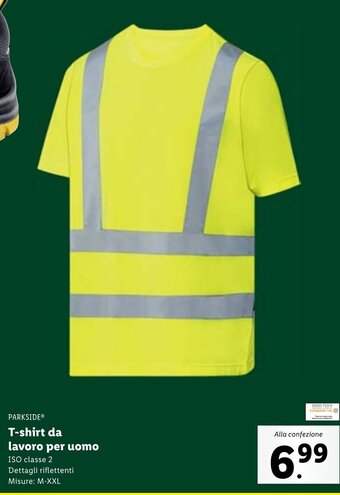 Lidl PARKSIDE T-shirt da lavoro per uomo M-XXL offerta