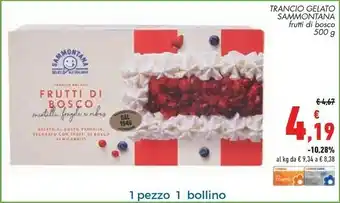 Conad Superstore Sammontana Torta gelato offerta