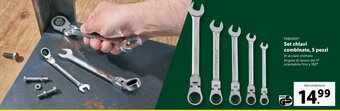 Lidl PARKSIDE Set chiavi combinate, 5 pezzi offerta