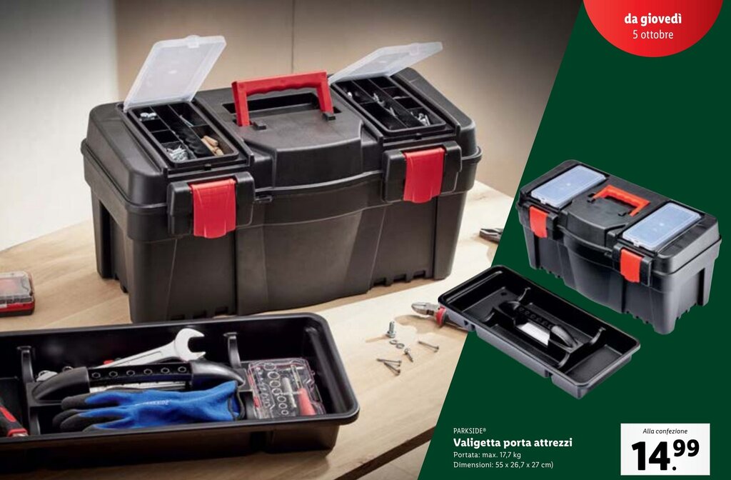 PARKSIDE Valigetta porta attrezzi offerta di Lidl
