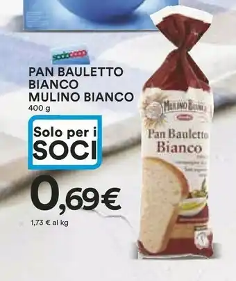 Ipercoop Mulino Bianco Pan Bauletto Bianco 400 G(ml) offerta