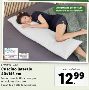 Lidl LIVARNO Home Cuscino laterale 40x145 cm offerta