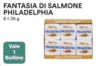 Coop FANTASIA DI SALMONE PHILADELPHIA 6 x 25 g offerta