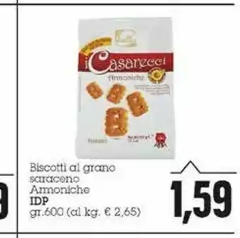 Emi Supermercati Idp Biscotti Al Grano Saraceno Armoniche offerta