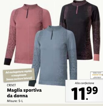 Lidl CRIVIT Maglia sportiva da donna S-L offerta