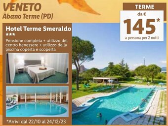 Lidl Hotel Terme Smeraldo offerta