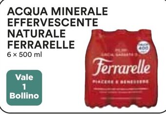 Coop ACQUA MINERALE EFFERVESCENTE NATURALE FERRARELLE 6 x 500 ml offerta