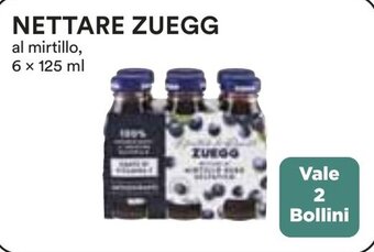 NETTARE ZUEGG al mirtillo, 6 x 125 ml