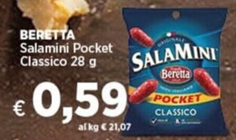Coop BERETTA Salamini Pocket Classico 28 g offerta
