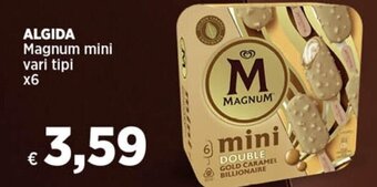 Coop ALGIDA Magnum mini vari tipi x6 offerta