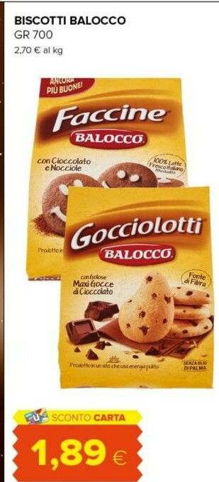 Oasi Balocco Biscotti offerta