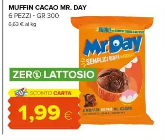 Oasi Mr. Day - Muffin Al Cacao Con Pepite Di Cioccolato offerta