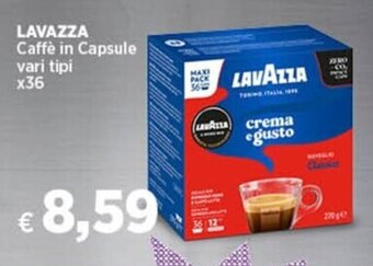 Coop LAVAZZA Caffè in Capsule vari tipi x36 offerta