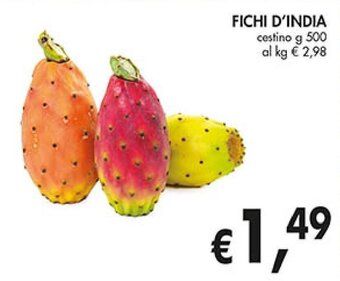 Supermercato Coal FICHI D'INDIA cestino g 500 offerta