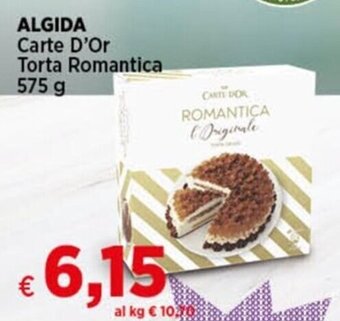 Coop ALGIDA Carte D'Or Torta Romantica 575 g offerta