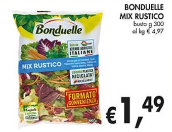 Supermercato Coal BONDUELLE MIX RUSTICO busta g 300 offerta