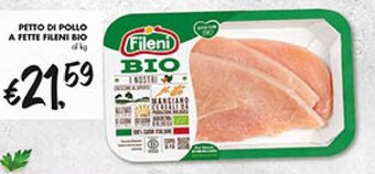 Supermercato Coal Petto di Pollo a Fette Fileni Bio offerta