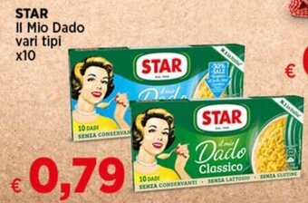 Coop STAR Il Mio Dado vari tipi x10 offerta