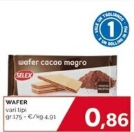 Mercatò Selex wafer offerta