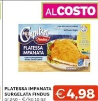 Findus platessa impanata surgelata