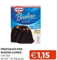 Cameo preparato per budino