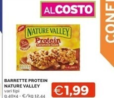 Mercatò Nature valley barrette protein offerta