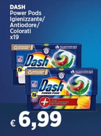 Coop DASH Power Pods Igienizzante/ Antiodore/ Colorati x19 offerta