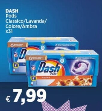 Coop DASH Pods Classico/Lavanda/ Colore/Ambra x31 offerta