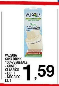 Sigma Valsoia Latte di soia offerta