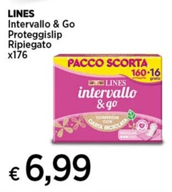 Coop LINES Intervallo & Go Proteggislip Ripiegato x176 offerta