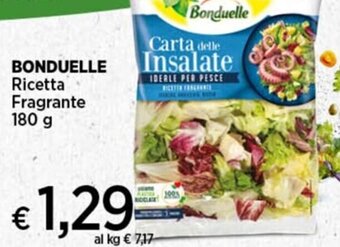Coop BONDUELLE Ricetta Fragrante 180 g offerta