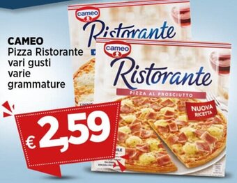 Coop CAMEO Pizza Ristorante vari gusti offerta