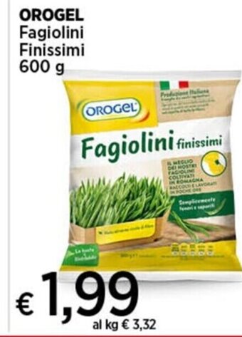 Coop OROGEL Fagiolini Finissimi 600 g offerta