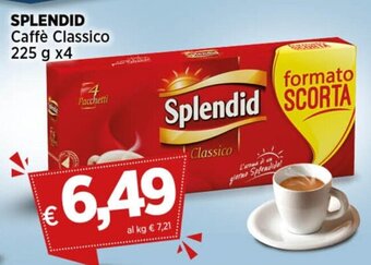 SPLENDID Caffè Classico 225 g x4