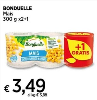 Coop BONDUELLE Mais 300 g x2+1 offerta