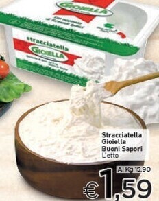 Crai Buoni sapori stracciatella gioiella offerta