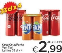 Crai Coca cola/fanta offerta