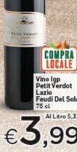 Crai Feudi del sole vino igp petit verdot lazio offerta