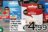 Crai Lavazza caps caffe a modo mio offerta