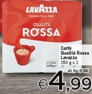 Crai Lavazza caffe qualita rossa offerta