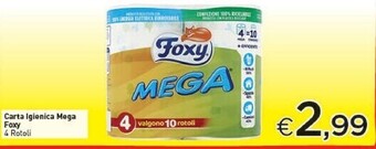 Crai Foxy carta igienica mega offerta