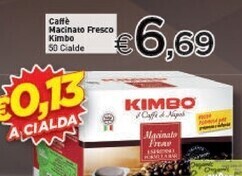 Crai Kimbo caffe macinato fresco offerta