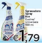 Crai Ace sgrassatore spray offerta
