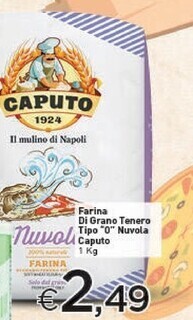 Crai Caputo farina di grano tenero tipo 0 nuvola offerta