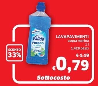 LAVAPAVIMENTI acqua marina 1 l