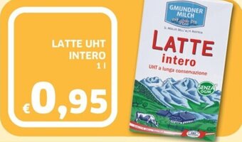 Ecu Discount LATTE UHT INTERO 1 l offerta