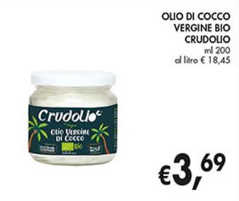 Supermercato Coal OLIO DI COCCO VERGINE BIO CRUDOLIO ml 200 offerta